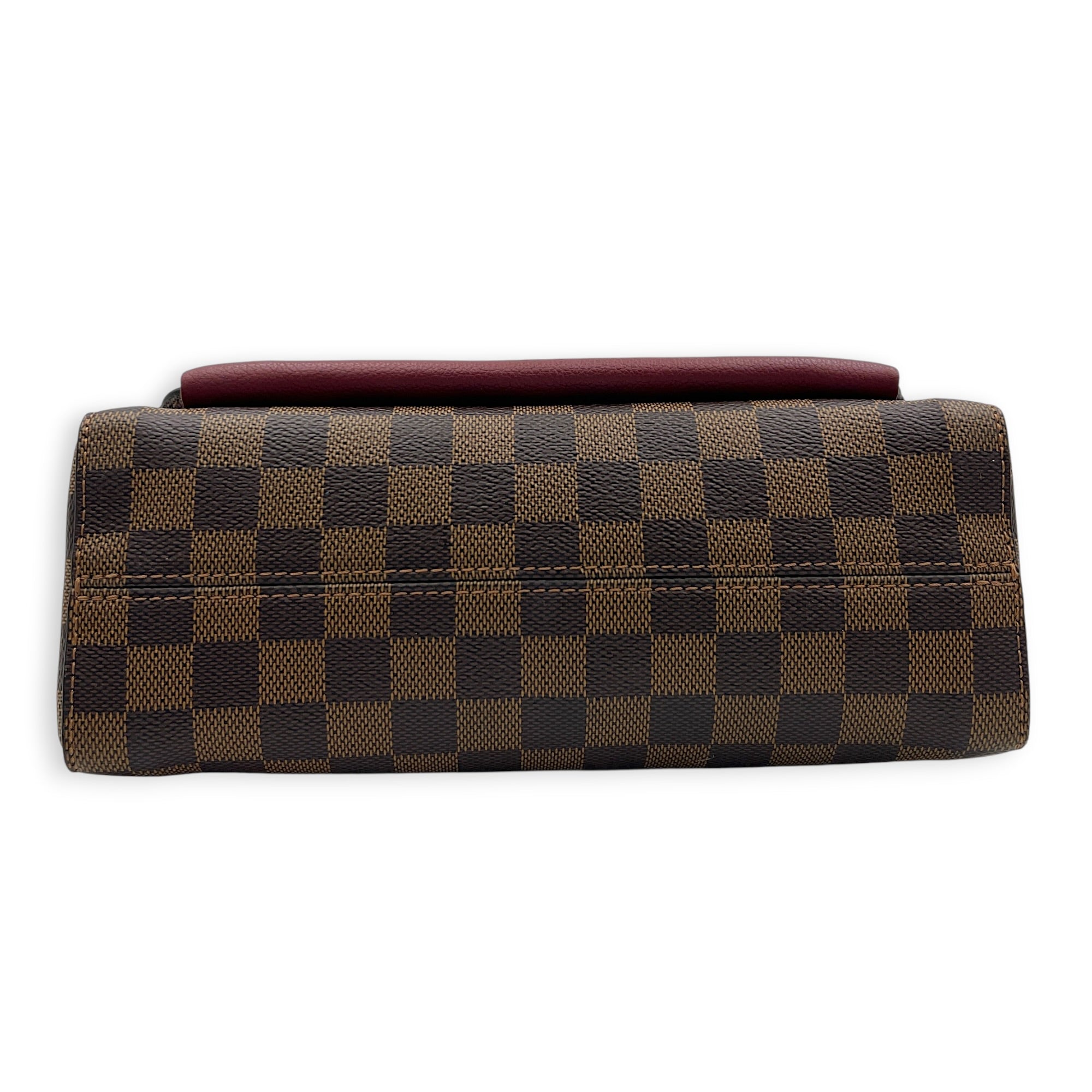 Vavin Shoulder Bag Brown in Monogram Coated Canvas, Gold hardware