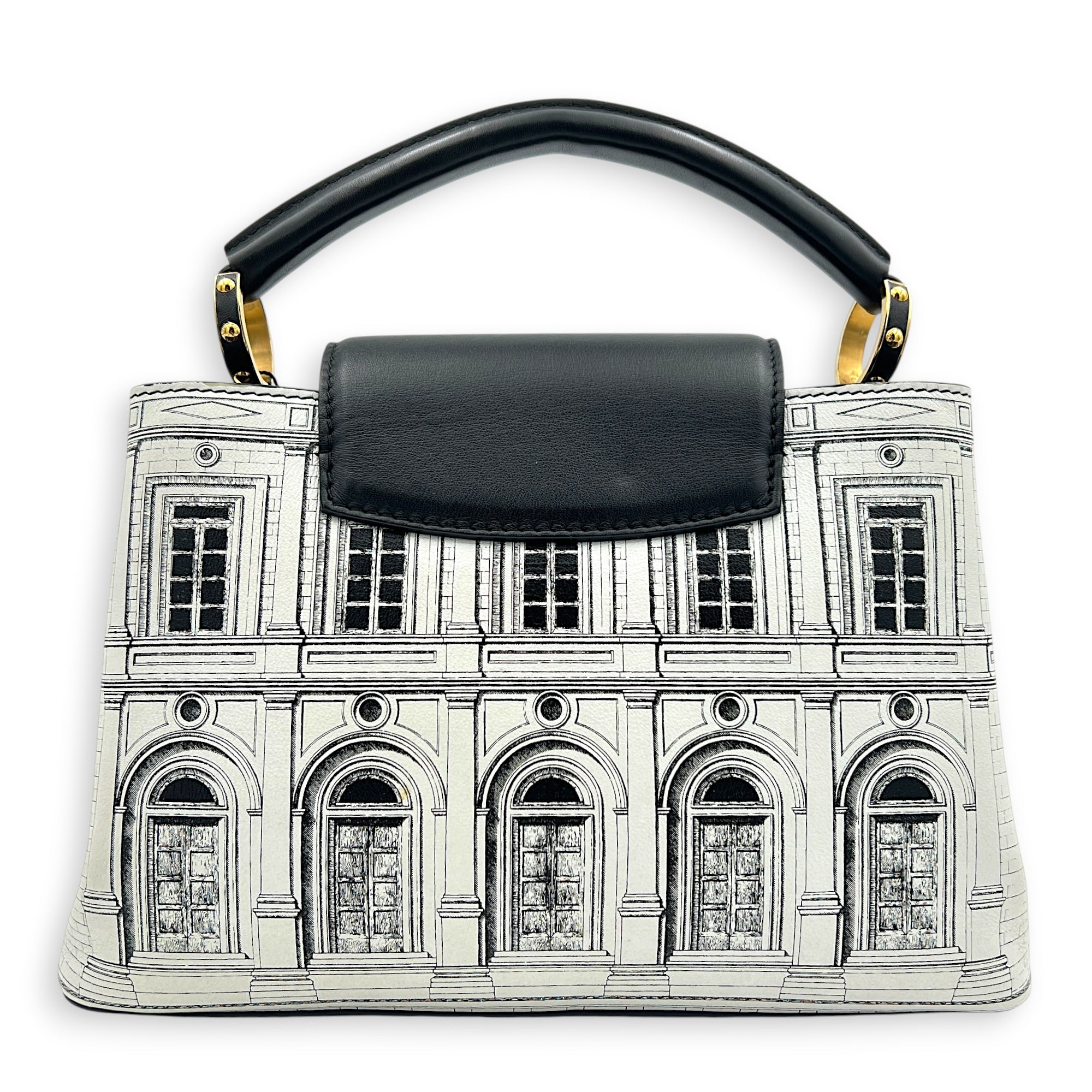 Capucines Multi-colour Top Handle Bag in Calfskin, Gold hardware