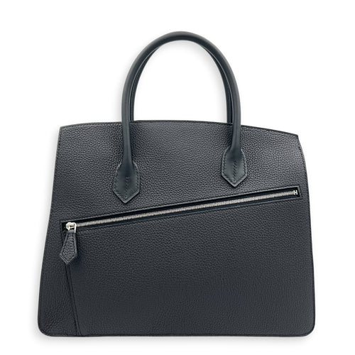 Birkin Desordre 30 Black Top Handle Bag in Togo/ Swift, Palladium hardware