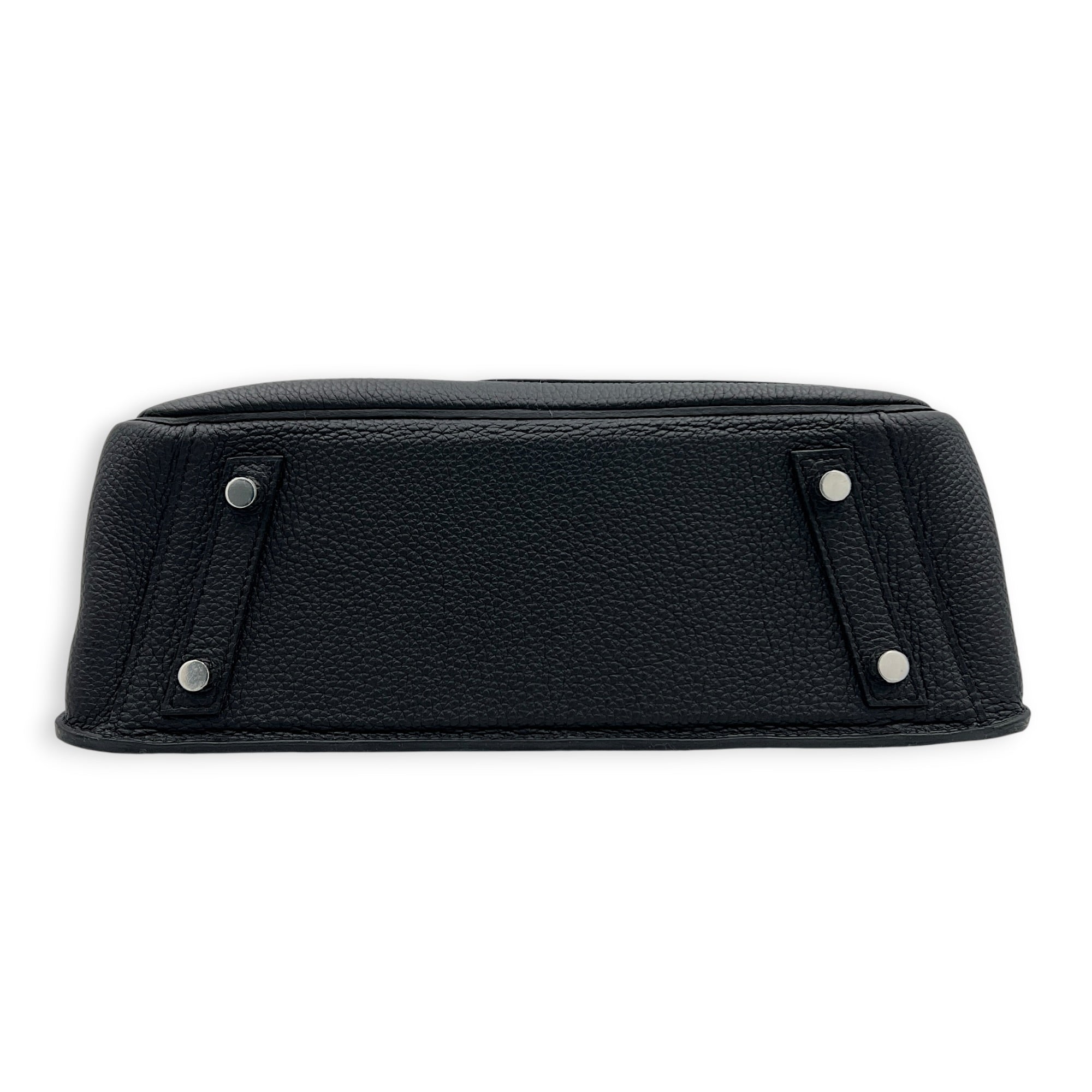 Birkin Desordre 30 Black Top Handle Bag in Togo/ Swift, Palladium hardware