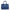 Galleria Top Handle Bag Blue in Saffiano Leather, Gold hardware