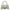 Hourglass Top Handle Bag White in Crocodile Embossed Calfskin, Silver hardware