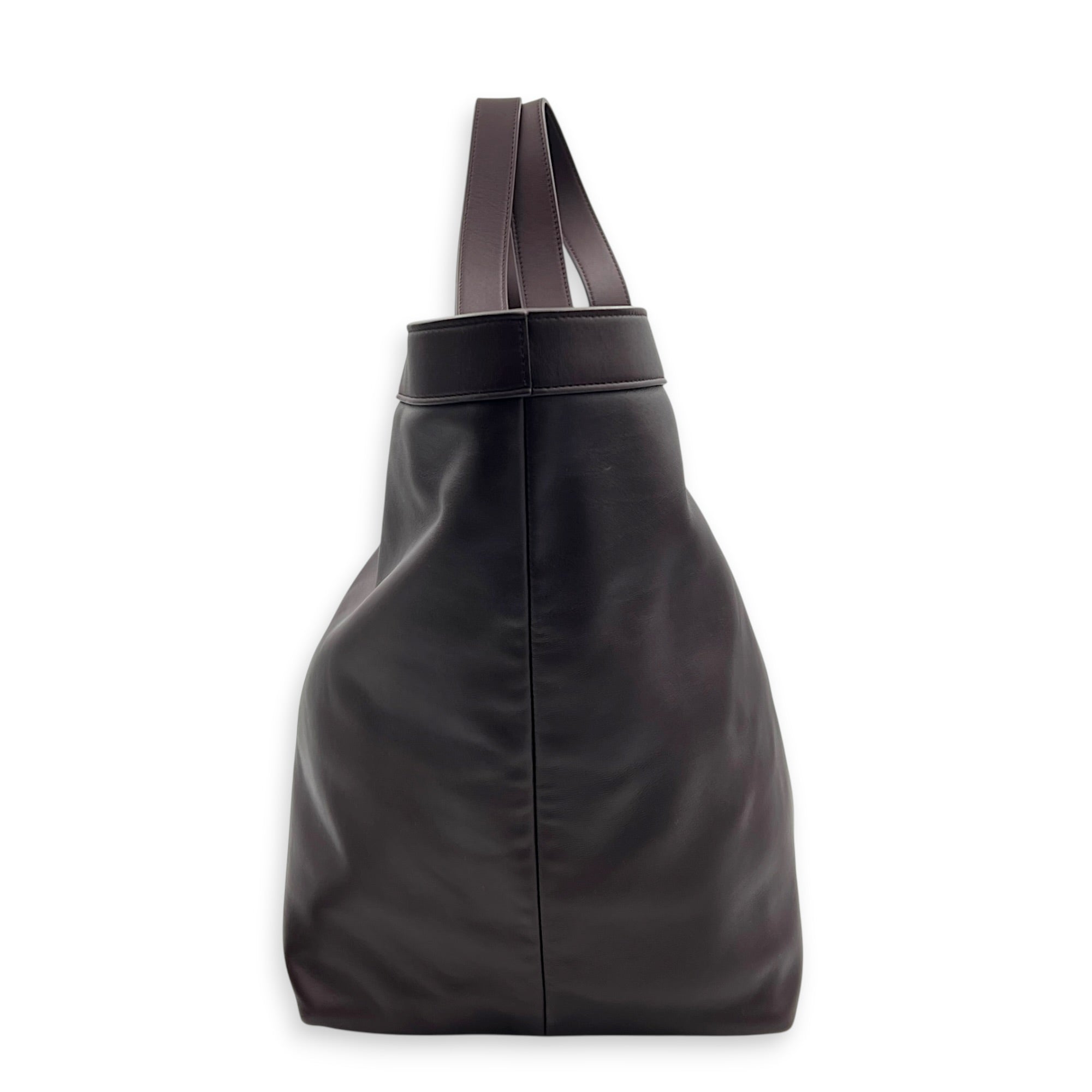 Y Tote Red Tote Bag in Calfskin, Gold hardware