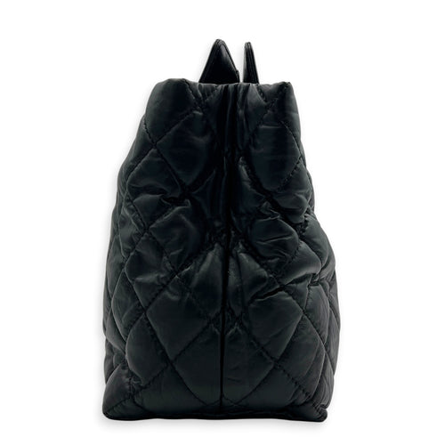2.55 Black Tote Bag in Calfskin, Gold hardware
