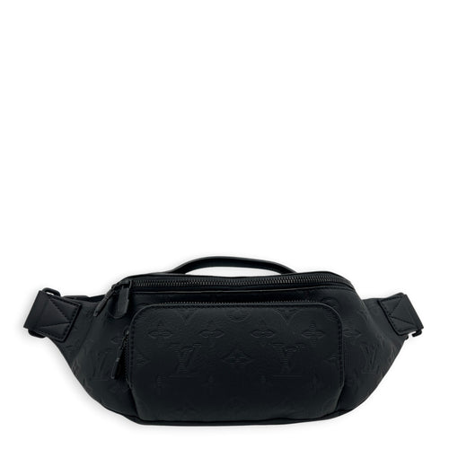 Rush Bumbag Belt Bag Black in Calfskin, Monochrome hardware