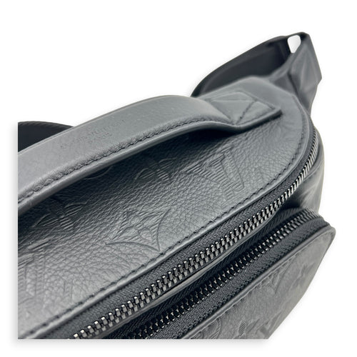 Rush Bumbag Belt Bag Black in Calfskin, Monochrome hardware