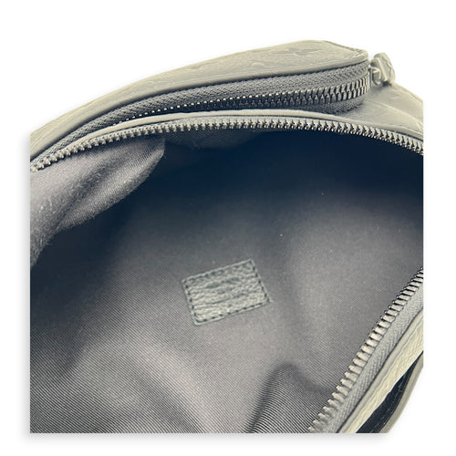 Rush Bumbag Belt Bag Black in Calfskin, Monochrome hardware