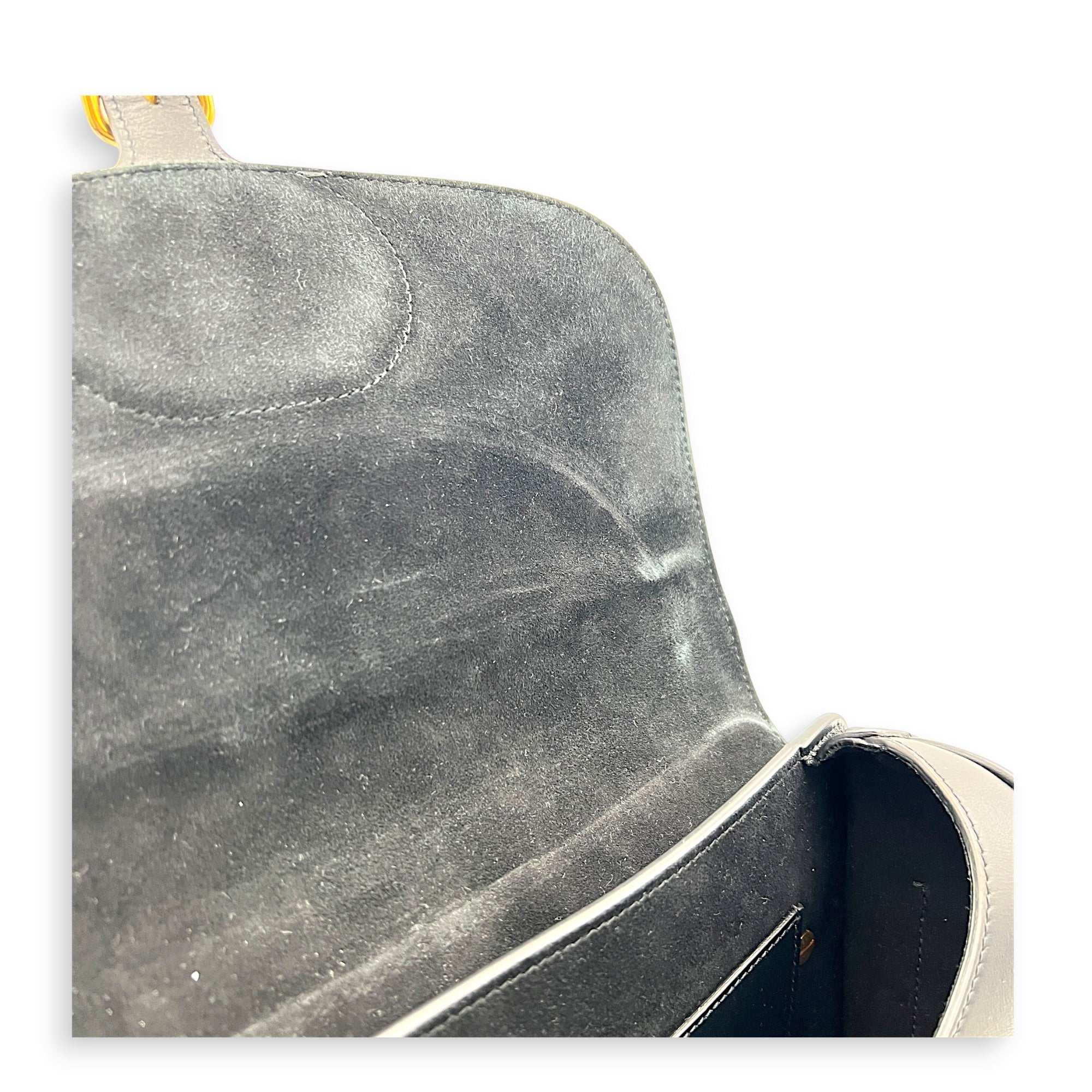 Bobby Crossbody Bag Black in Calfskin, Gold hardware