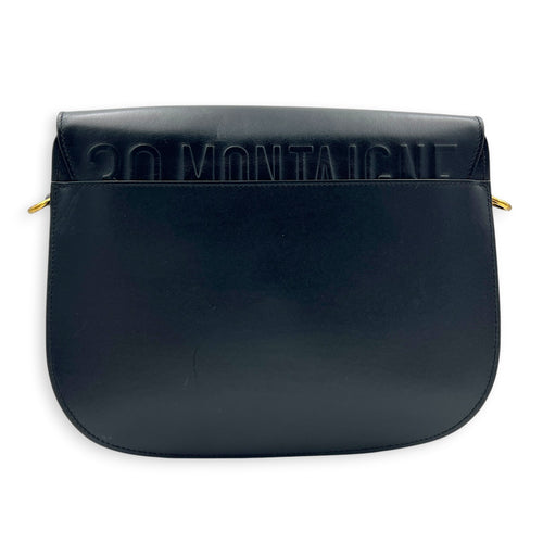 Bobby Crossbody Bag Black in Calfskin, Gold hardware