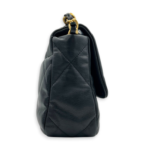 C19 Top Handle Bag Black in Calfskin, Mixed hardware