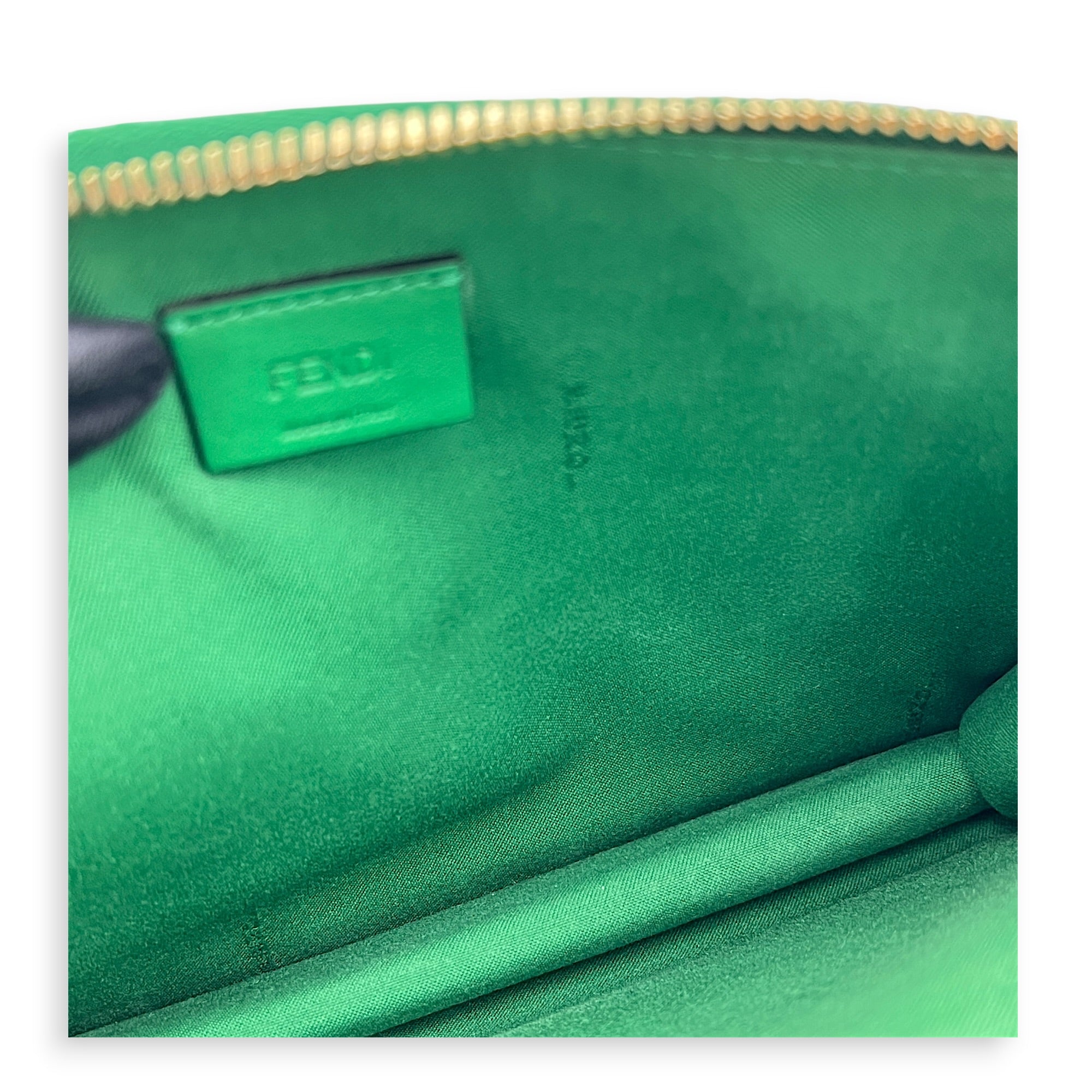 Monster Multi-colour Clutch in Calfskin, Gold hardware