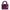 Lady Dior Top Handle Bag Mini Metallic Purple in Lizard, Silver hardware