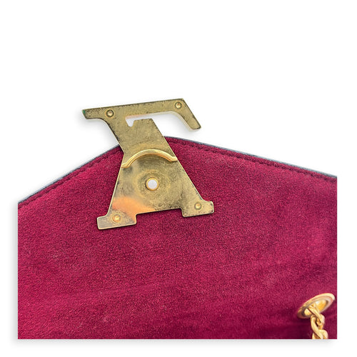 Dauphine Shoulder Bag MM Monogram Brown / Noir in Monogram Coated Canvas, Gold hardware