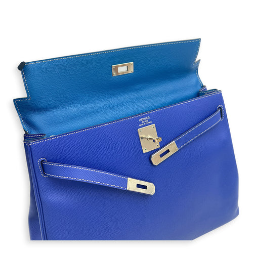 Kelly Blue Electric/Mykonos in Epsom, Palladium hardware