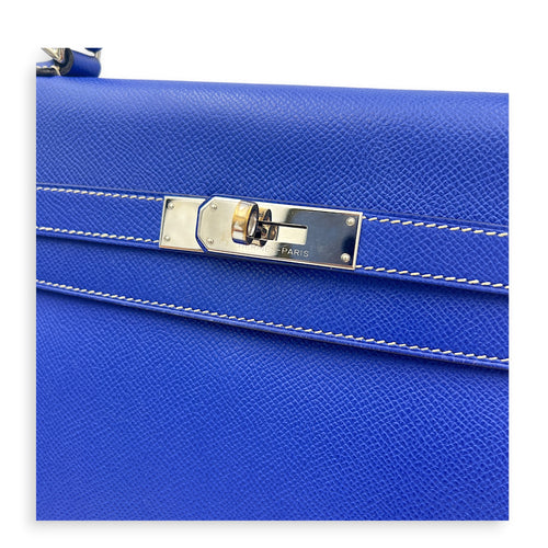 Kelly Blue Electric/Mykonos in Epsom, Palladium hardware