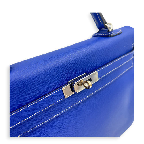 Kelly Blue Electric/Mykonos in Epsom, Palladium hardware