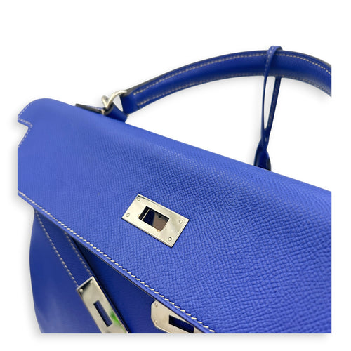 Kelly Blue Electric/Mykonos in Epsom, Palladium hardware
