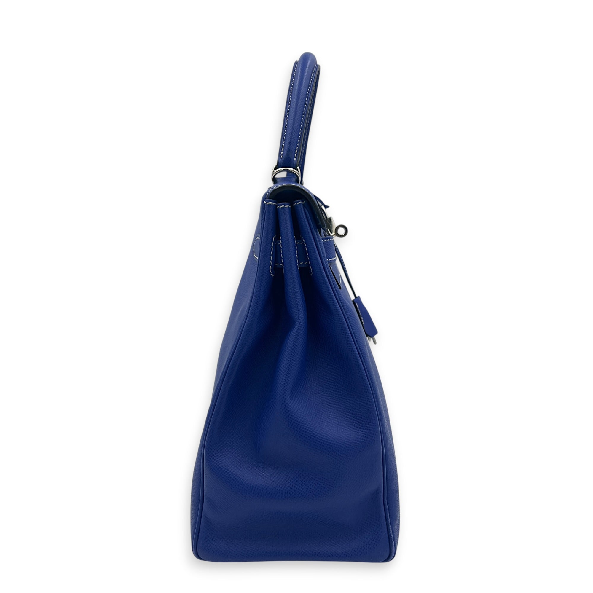 Kelly Blue Electric/Mykonos in Epsom, Palladium hardware