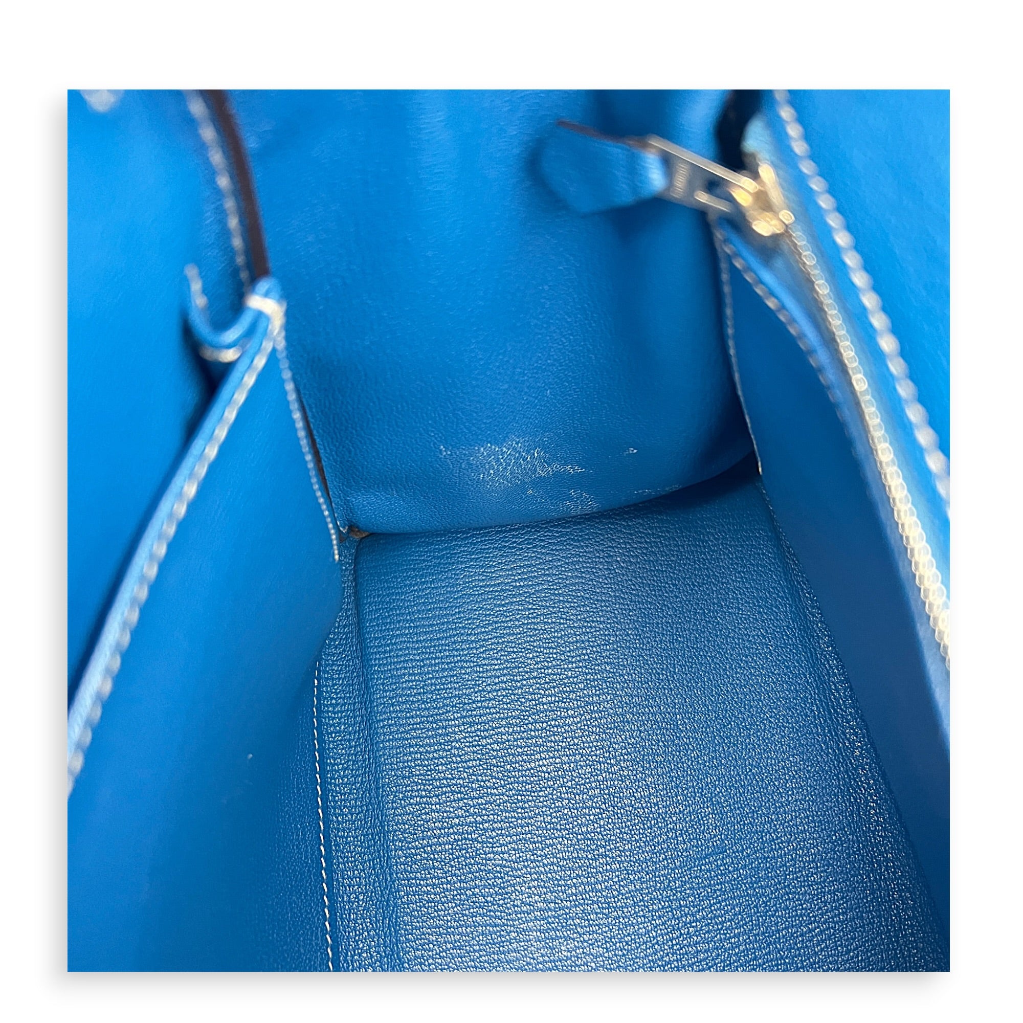 Kelly Blue Electric/Mykonos in Epsom, Palladium hardware