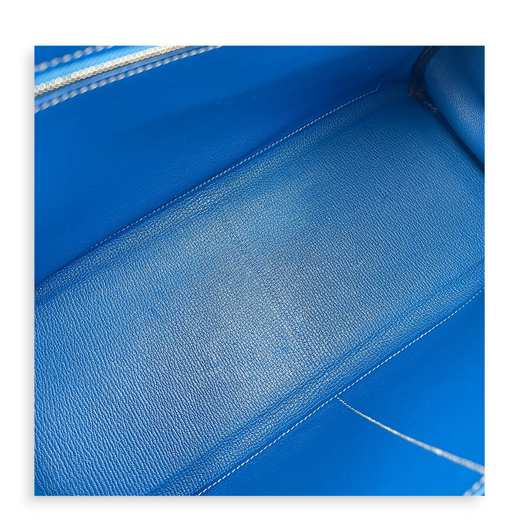 Kelly Blue Electric/Mykonos in Epsom, Palladium hardware