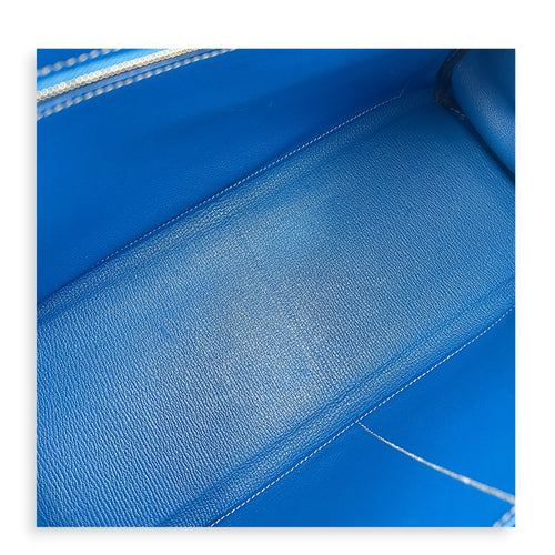 Kelly Blue Electric/Mykonos in Epsom, Palladium hardware