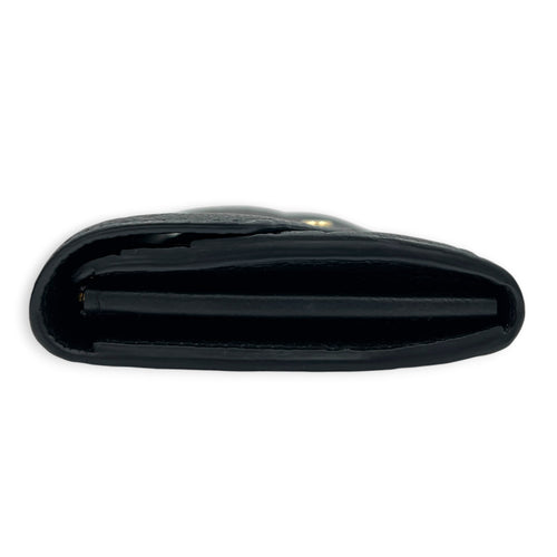 Sarah Wallet Black in Monogram Empreinte Leather, Gold hardware