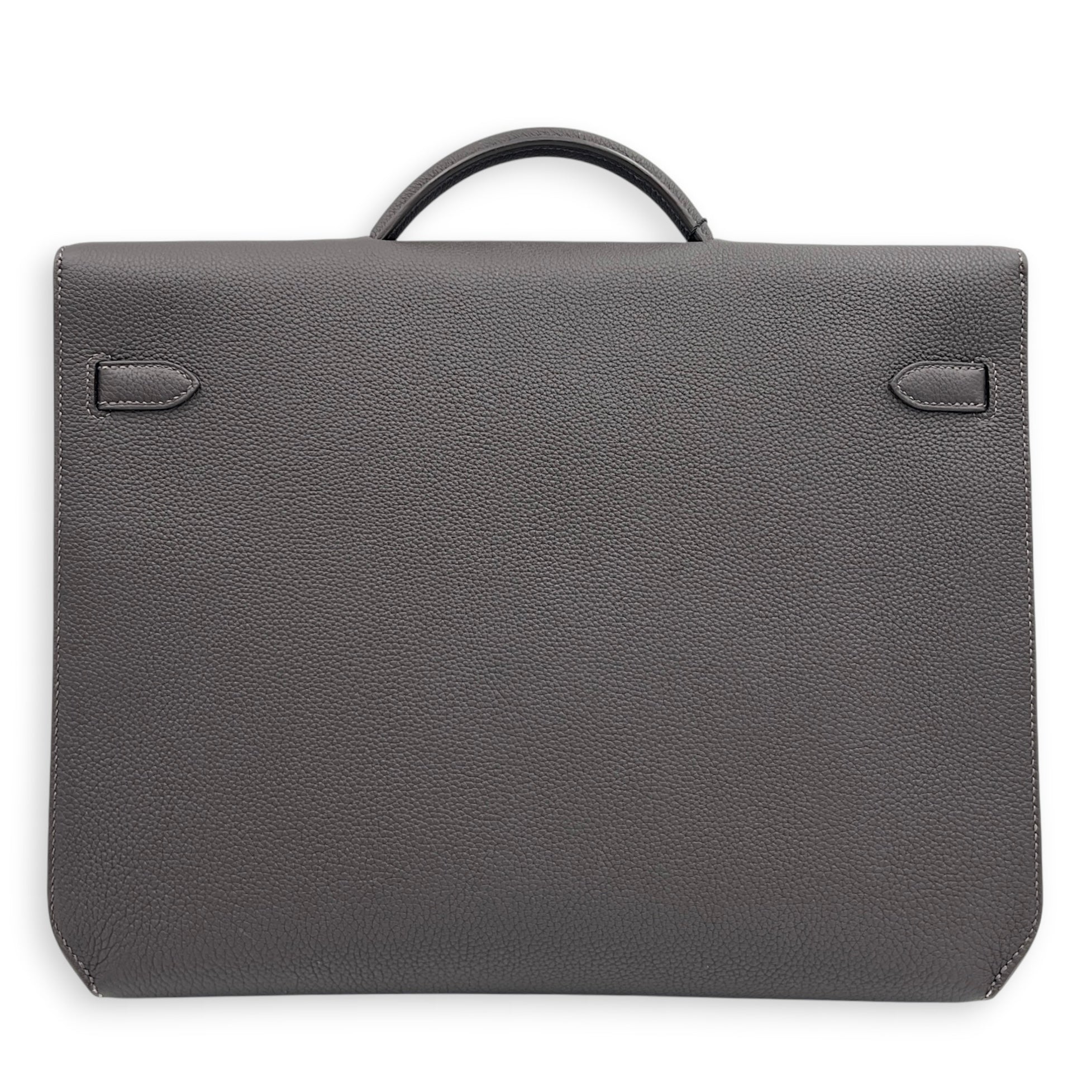 Kelly Depeches 36 Bai-Brun Briefcase in Togo, Palladium hardware