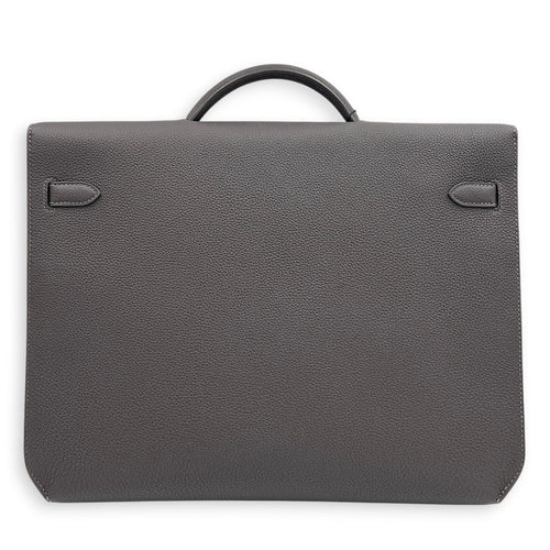 Kelly Depeches 36 Bai-Brun Briefcase in Togo, Palladium hardware