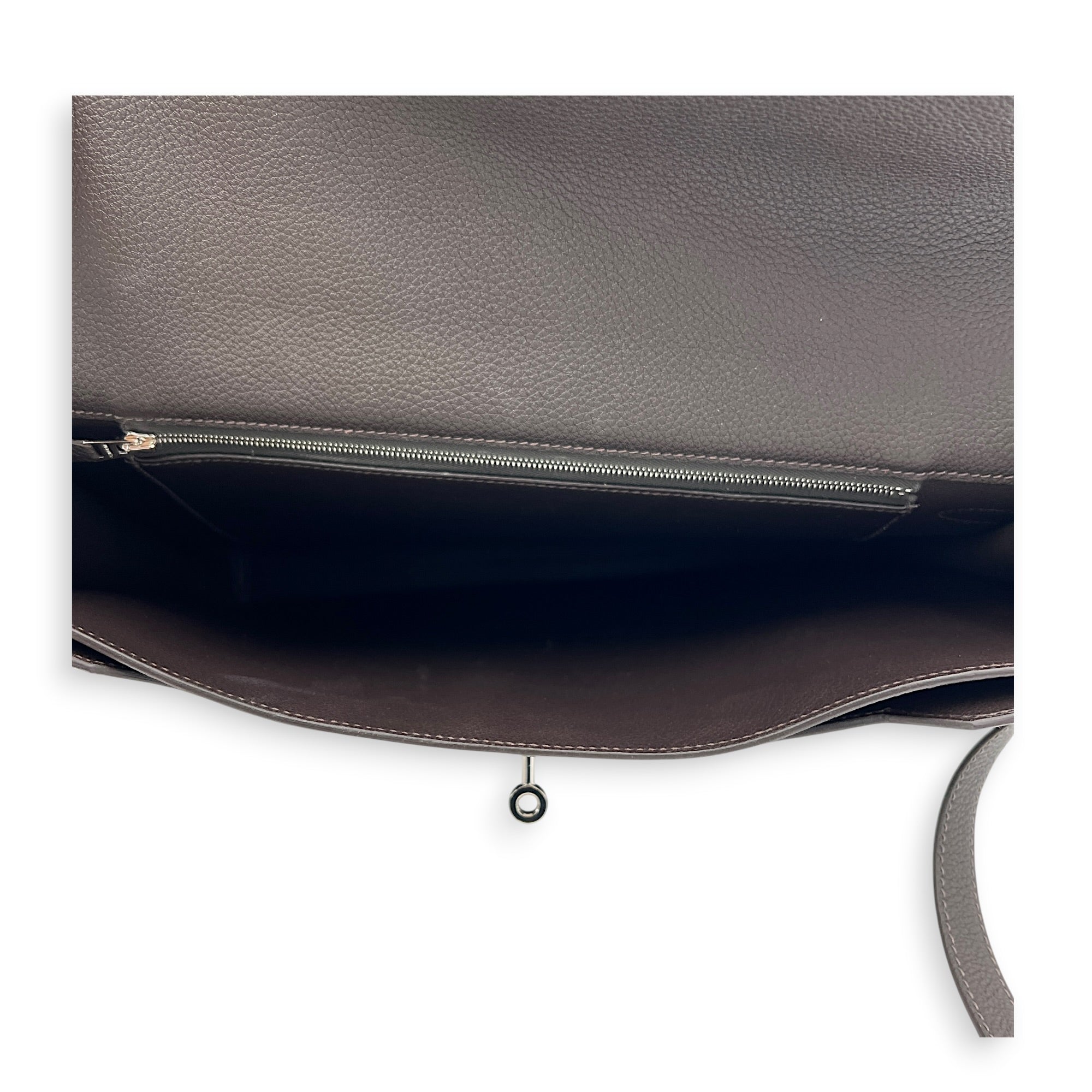 Kelly Depeches 36 Bai-Brun Briefcase in Togo, Palladium hardware