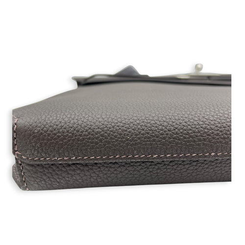 Kelly Depeches 36 Bai-Brun Briefcase in Togo, Palladium hardware