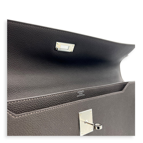 Kelly Depeches 36 Bai-Brun Briefcase in Togo, Palladium hardware