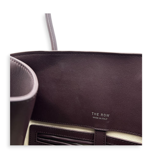 Margaux Top Handle Bag Burgundy in Calfskin, Silver hardware