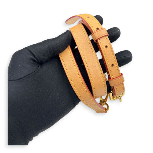 Petit Palais Top Handle Bag Brown in Monogram Coated Canvas, Gold hardware