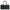 FF Black Pet Carrier in Coated Canvas, Silver hardware