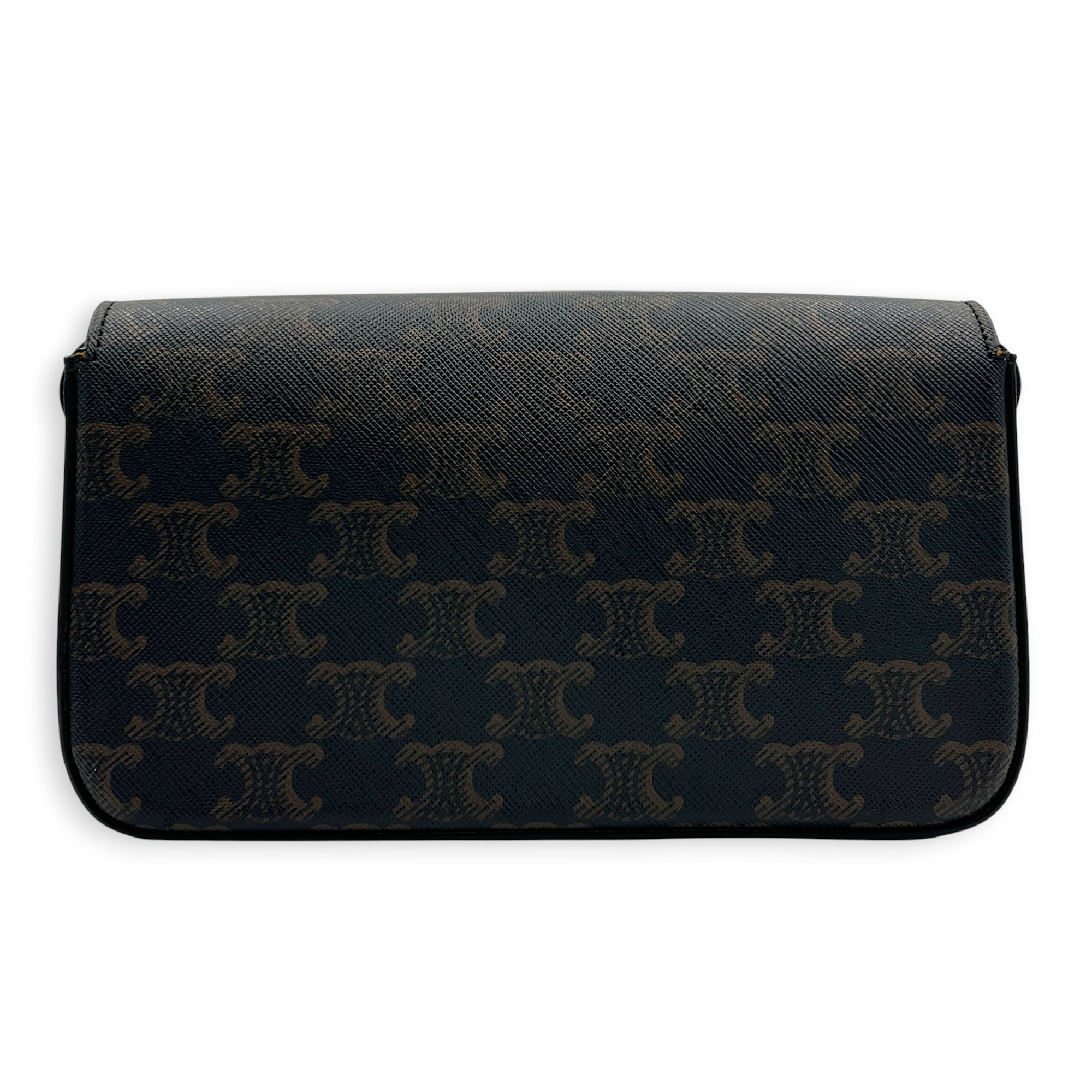 Triomphe Shoulder Bag Brown