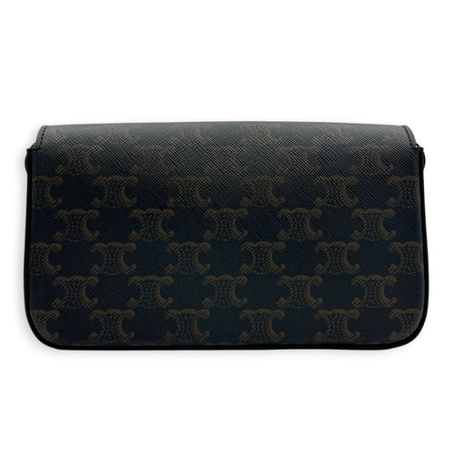 Triomphe Shoulder Bag Brown