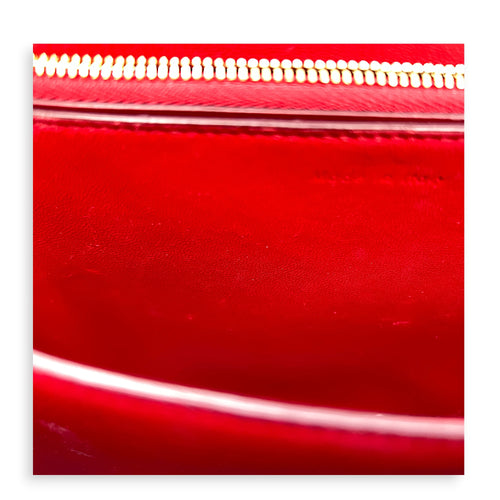 Box Shoulder Bag Red, Gold hardware