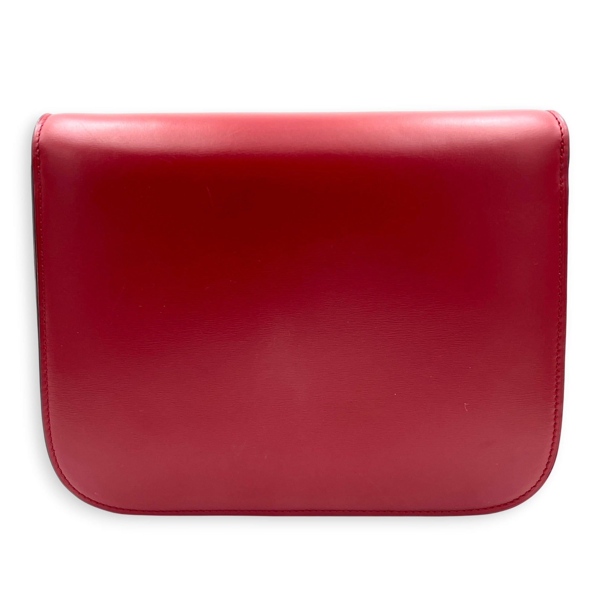 Box Shoulder Bag Red, Gold hardware