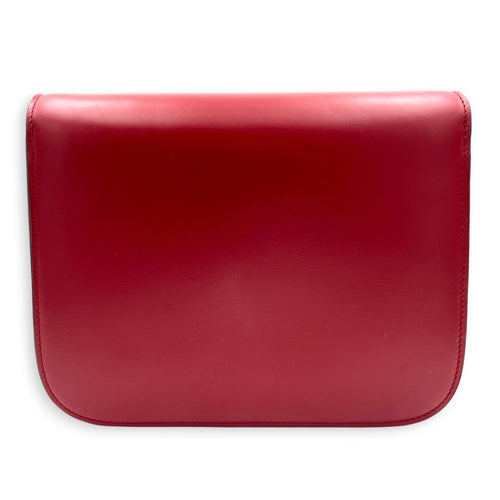Box Shoulder Bag Red, Gold hardware