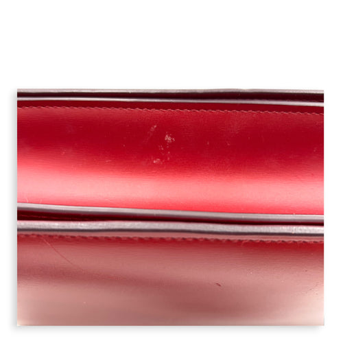Box Shoulder Bag Red, Gold hardware