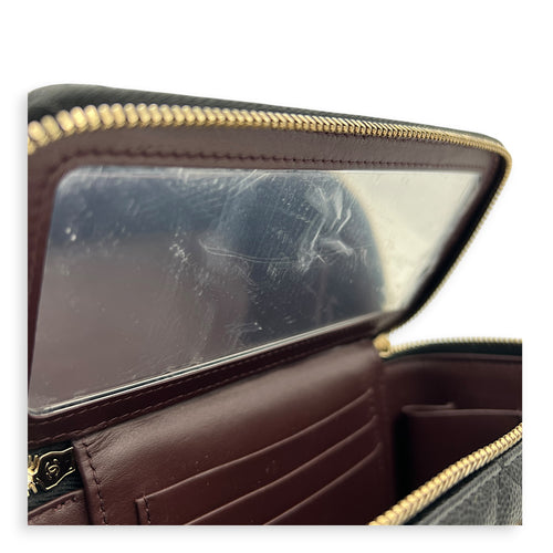 Vanity Vanity Bag Small Black in Caviar Leather, Light Gold hardware