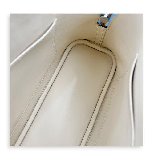 Bolide 25 Bleu Brume Top Handle Bag in Epsom, Palladium hardware