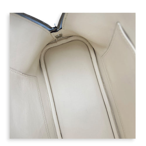 Bolide 25 Bleu Brume Top Handle Bag in Epsom, Palladium hardware