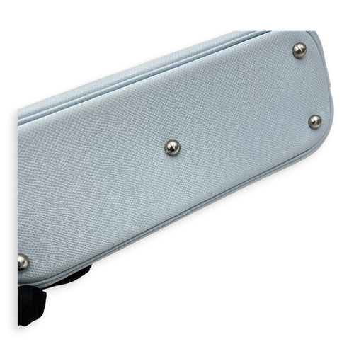 Bolide 25 Bleu Brume Top Handle Bag in Epsom, Palladium hardware