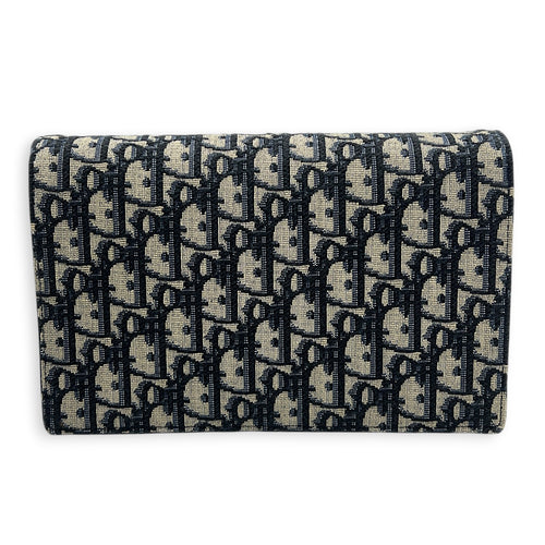 Oblique Shoulder Bag Beige and Black Dior Oblique Jacquard in Jacquard, Gold hardware