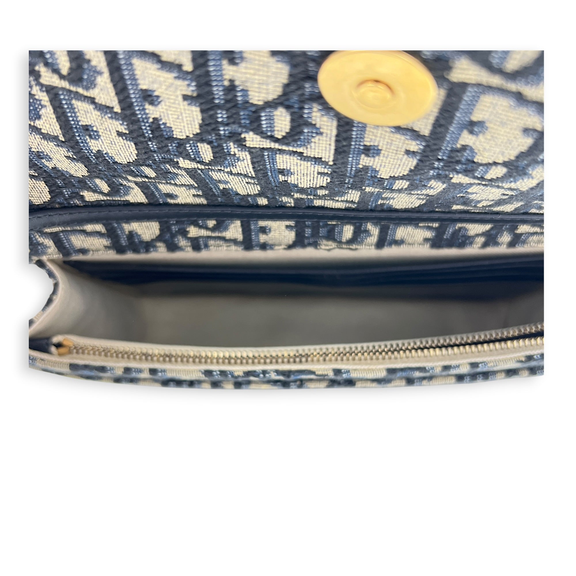 Oblique Shoulder Bag Beige and Black Dior Oblique Jacquard in Jacquard, Gold hardware