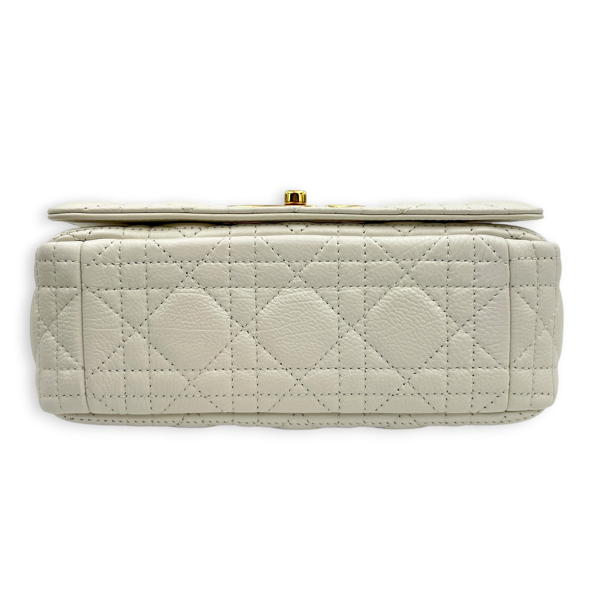 30 Montaigne Shoulder Bag Latte, Gold hardware