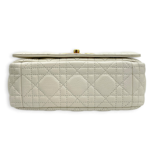 30 Montaigne Shoulder Bag Latte, Gold hardware