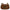 Blondie Shoulder Bag Brown in Calfskin, Gold hardware