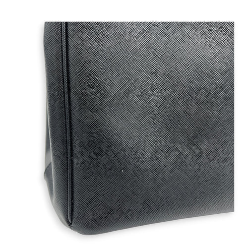 Galleria Top Handle Bag Large Black in Saffiano Leather, Gold hardware